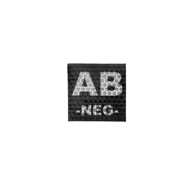 IR patch – AB NEG BLOOD TYPE