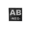 IR patch – AB NEG BLOOD TYPE