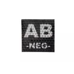 IR patch – AB NEG BLOOD TYPE