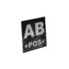 IR patch – AB POS BLOOD TYPE