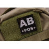 IR patch – AB POS BLOOD TYPE