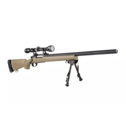 SW-04J Army sniper rifle replica (with scope and bipod) - tan