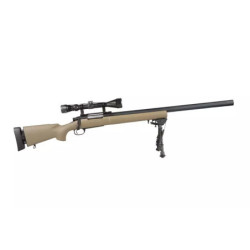 SW-04J Army sniper rifle replica (with scope and bipod) - tan