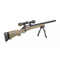 SW-04J Army sniper rifle replica (with scope and bipod) - tan