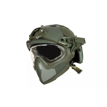 FAST PJ Piloteer II Helmet Replica - Olive Drab