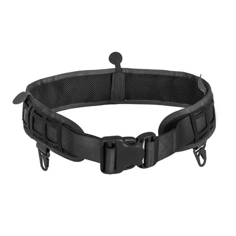 Laser-Cut Equipment Belt - Black