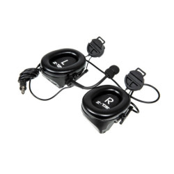 Z152 CII Headset with Adapter for FAST Helmets - Black