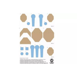 One Target Shooting Targets - 50 pcs. (cardboard)