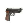 GPM92 GP2 pistol replica walnut grip edition - black