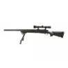 SW-04 Sniper Rifle Replica with scope and bipod (Upgraded) - black