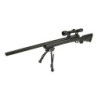 SW-04 Sniper Rifle Replica with scope and bipod (Upgraded) - black