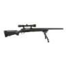 SW-04 Sniper Rifle Replica with scope and bipod (Upgraded) - black