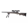 SW-04 Sniper Rifle Replica with scope and bipod (Upgraded) - tan