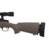 SW-04 Sniper Rifle Replica with scope and bipod (Upgraded) - tan