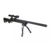 SW-04J Army Sniper Rifle Replica with scope and bipod (Upgraded) - black