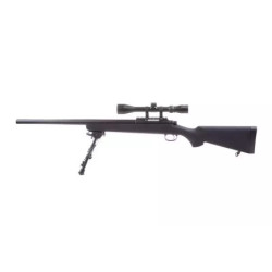 SW-10 Sniper Rifle Replica with scope and bipod (Upgraded) - black