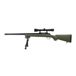 SW-10 Sniper Rifle Replica with scope and bipod (Upgraded) - olive