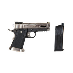 Hi-Capa 3.8 Force “Velociraptor” (Full Auto) Pistol Replica - Silver