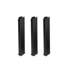 Set of 3 Mid-Cap 120 BB Magazines for KWA QRF Mod.2 Replicas