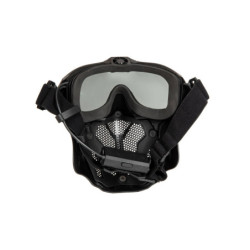 Mask with Goggles and Fan - Black