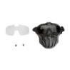 Mask with Goggles and Fan - Black