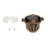 Mask with Goggles and Fan - Tan