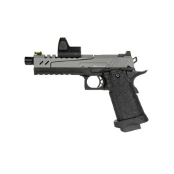 Hi-Capa 5.1 Split Side Pistol Replica - Grey / Black (with BDS Sight)