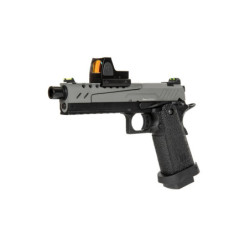 Hi-Capa 5.1 Split Side Pistol Replica - Grey / Black (with BDS Sight)