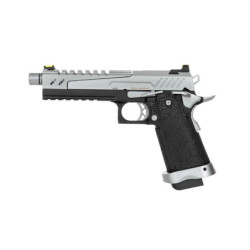 Hi-Capa 5.1 Split Side Pistol Replica - Black / Chrome