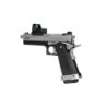 Hi-Capa 5.1 Split Side Pistol Replica - Black / Chrome (with BDS Sight)