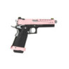 Hi-Capa 5.1 Split Side Pistol Replica - Pink / Black / Chrome