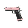 Hi-Capa 5.1 Split Side Pistol Replica - Pink / Black / Chrome