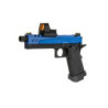 Hi-Capa 5.1 Split Side Pistol Replica - Blue / Black (with BDS Sight)