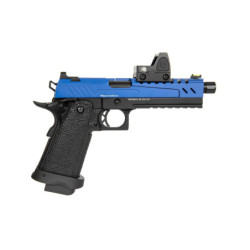 Hi-Capa 5.1 Split Side Pistol Replica - Blue / Black (with BDS Sight)