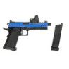 Hi-Capa 5.1 Split Side Pistol Replica - Blue / Black (with BDS Sight)