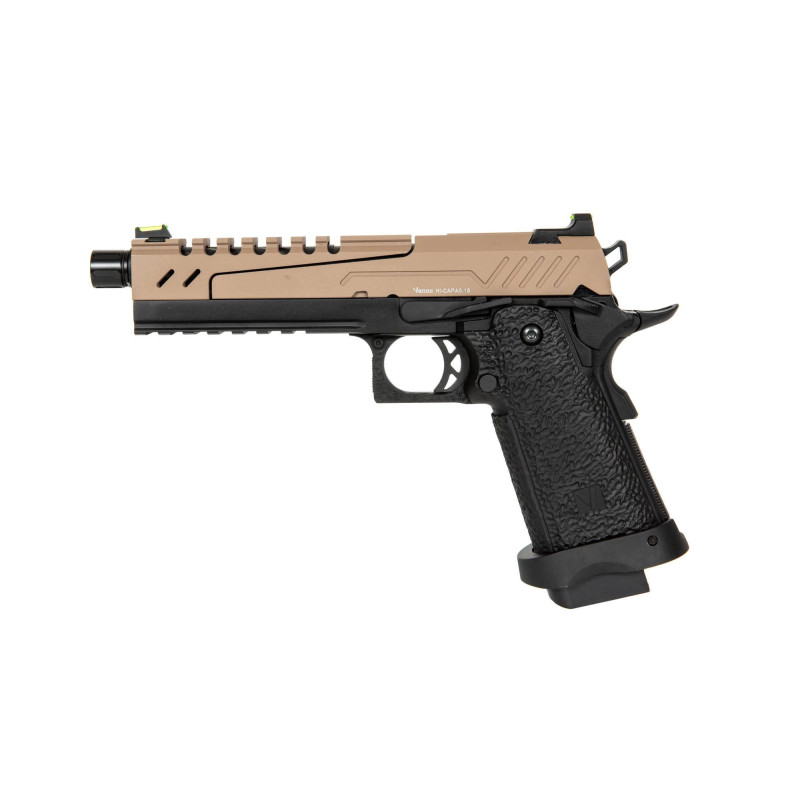 Hi-Capa 5.1 Split Side Pistol Replica - Tan / Black