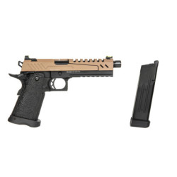 Hi-Capa 5.1 Split Side Pistol Replica - Tan / Black