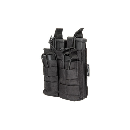 M4/M16 type double magazine pouch - black