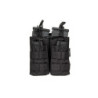 M4/M16 type double magazine pouch - black