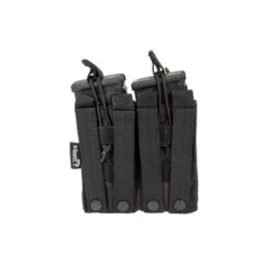 M4/M16 type double magazine pouch - black