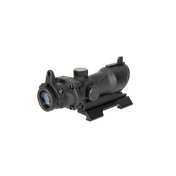 ACOG Style 4x32 Scope Replica with Killflash Cover and QD V2 Mount - Black