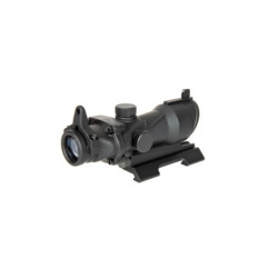 ACOG Style 4x32 Scope Replica with Killflash Cover, Lighting and QD V2 Mount - Black