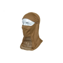 Light balaclava with face protector - Tan