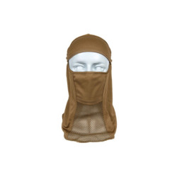 Light balaclava with face protector - Tan