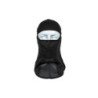 Light balaclava with face protector - black