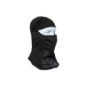 Light balaclava with face protector - black