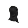 Light balaclava with face protector - black