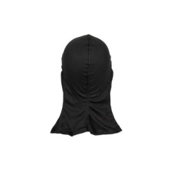 Light balaclava with face protector - black