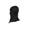 Light balaclava with face protector - black