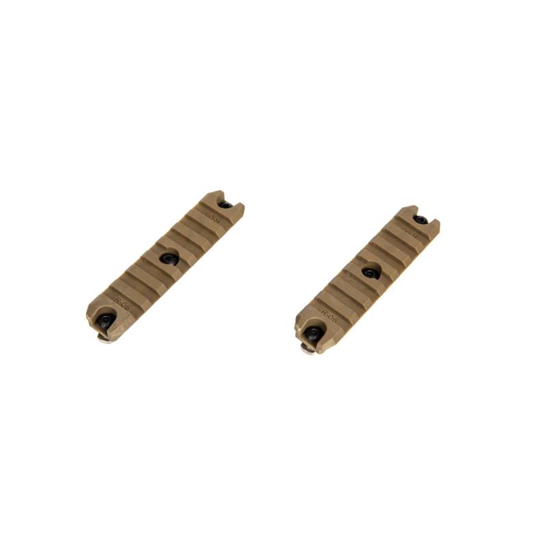 M-LOK 3.5” Polymer Rail (2 Pcs) - Dark Earth